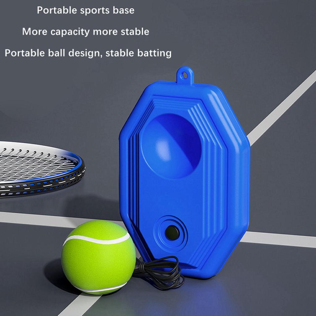 Tennis Train Rebound Ball Tennis Rebounder Set Practical Tool Solo Training Self Practice for Game Park Beginners Exercise
