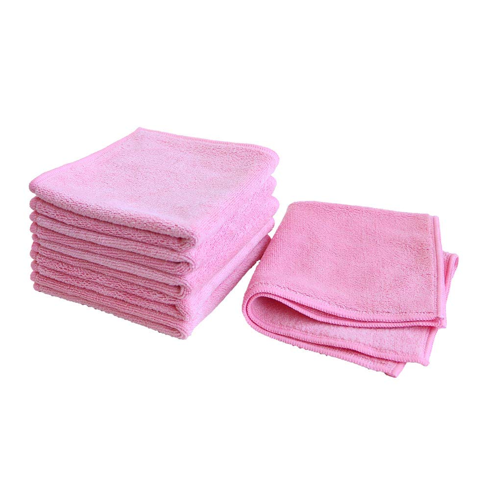imaa Hand Set of 25cm x Strawberry Milk Quick-Drying Handkerchiefs, Absorbent, Quick-Drying, Towels, 6, 25cm,