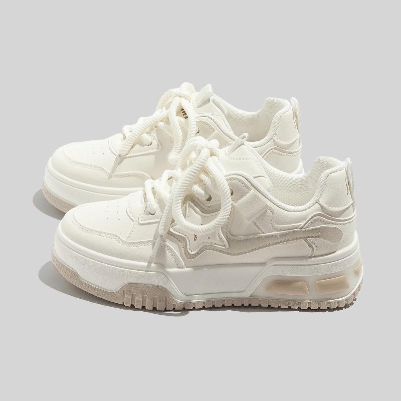 Belle весенне-летние новые дышащие спортивные низкие повседневные туфли на платформе со звездной подошвой 35