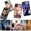 Cover for Apple iPhone 16 15 14 Plus 13 12 Mini 17 Pro Max + ProMax 16E Air 16+ 15+ Coque Phone Case Kitten Cat Meow Wallpaper