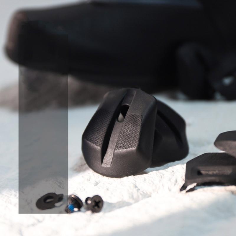 Light Weight Road Bike Shoe Replacement Heel Pad With Screws Universals Bike Shoe Heel Repair Accessories Enduring