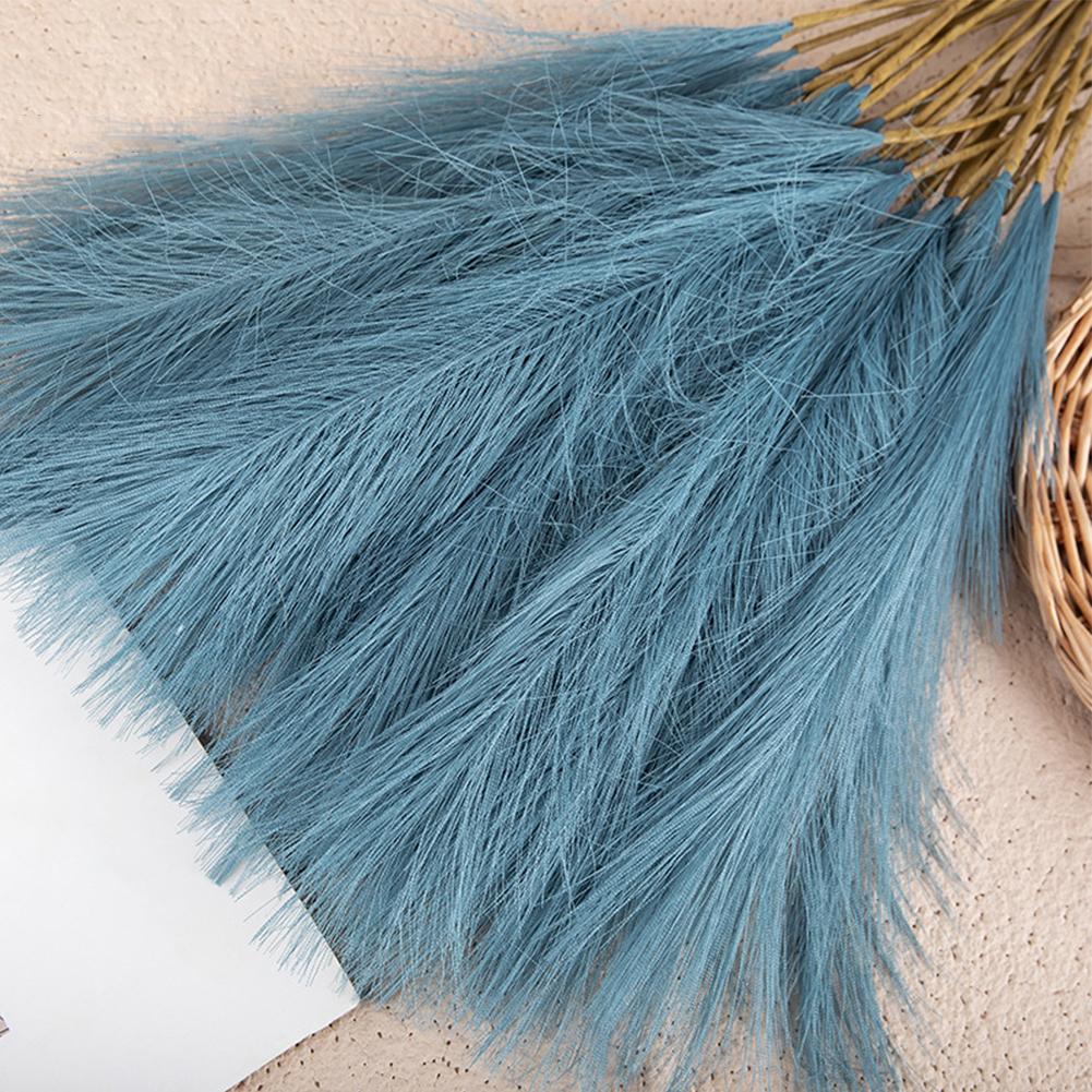 Lifelike Appearance Artificial Flowers Natural Pampas Reed Grass Solid Color Wedding Decoration Artificial Flowers