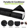 Adjustable Straps Portable AC Hose Sleeve Waterproof Exhaust Hose Wrap  Household