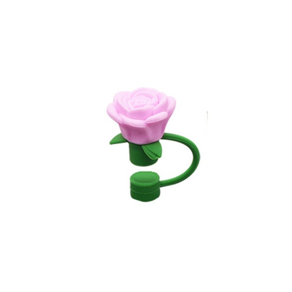 Silicone Cup Accessorie Dust Proof Flower Straw Toppers New Straw Plug Cap for Stanley Cup