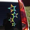 CS30226# 12 X 24cm Sterne Aufkleber Auf Dem Auto Vinyl-Aufkleber Wasserdichte Dekoration Autoaufkleber