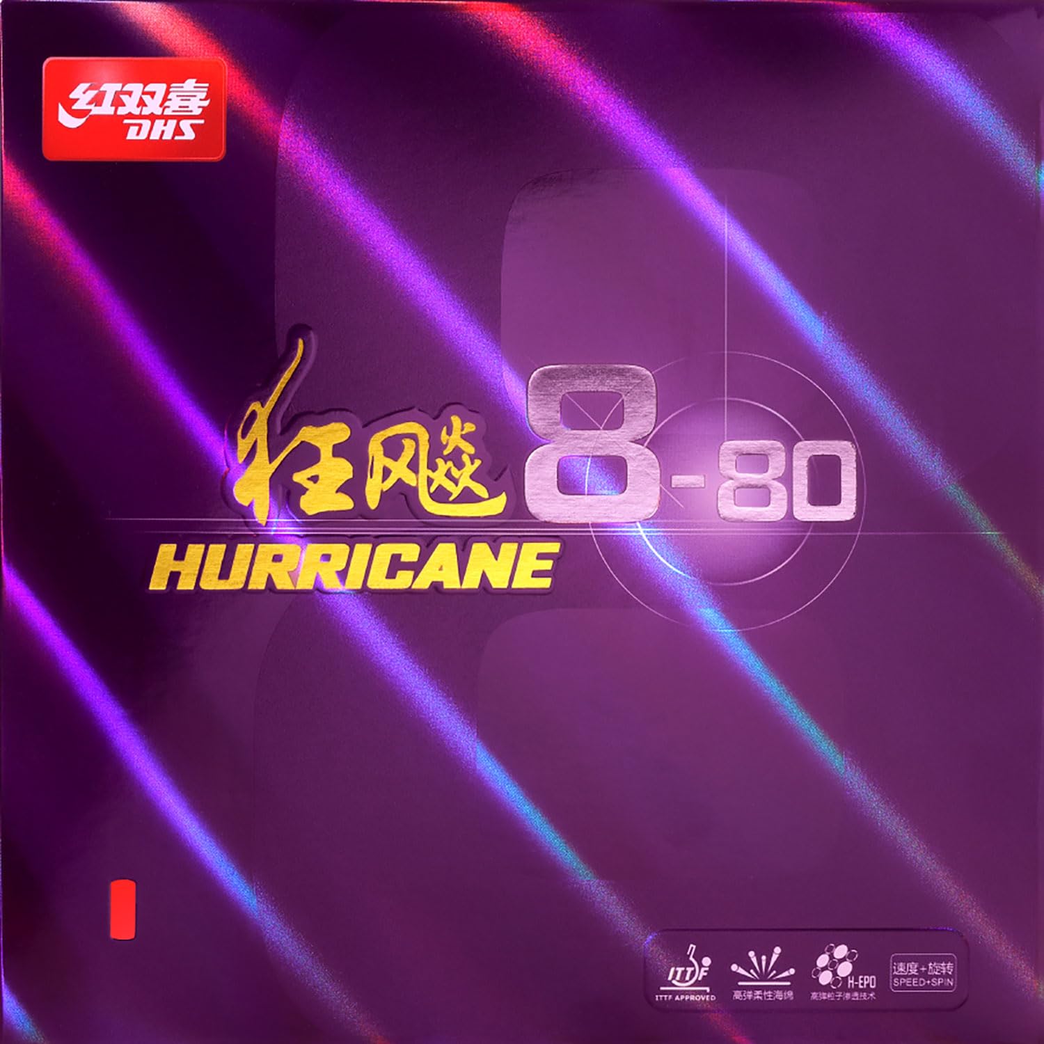 Nittaku Kyohyo Table Tennis Extra 8-80 Rubber, Red, Thick, NR-8788