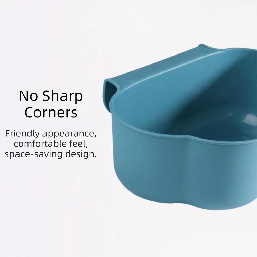 Space Saving Kitchen Hanging Trash Can Large Capacity Garbage Basin Creative Waste Bin  Bathroom