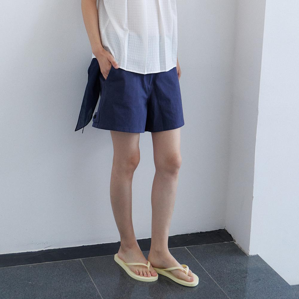 NOEUD Side-Tab Shorts (Navy)