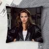 AAngelina jolie Doublesided Printed Square Decorative Cushion Cover for Sofa Living Room Home Decor