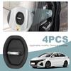 4Pcs Car Door Latch Protective Cover Silicone Door Handle Cover Anti-Collision Protective Cover Car Door Lock Protective Cover