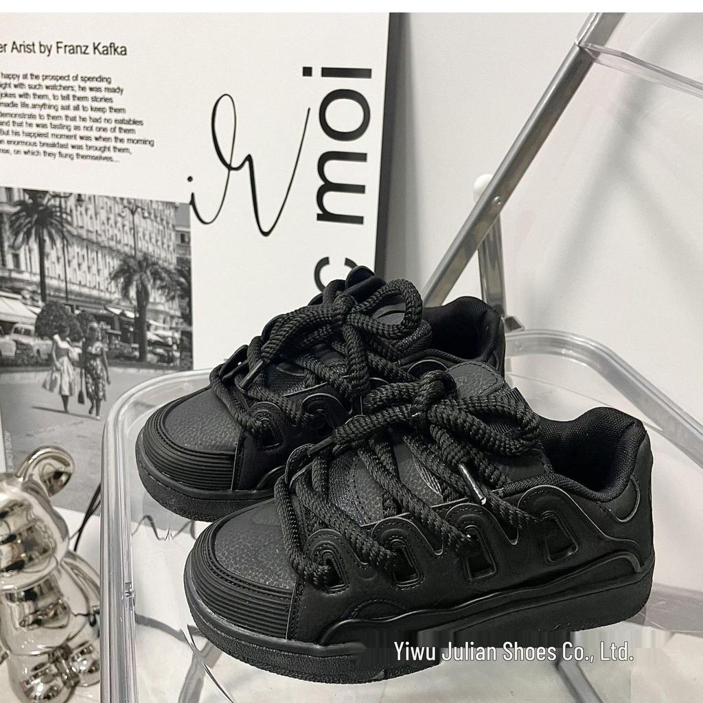 Unisex American High Street White Canvas Loafers - Trendy Spring Height-Increasing Casual Sneakers