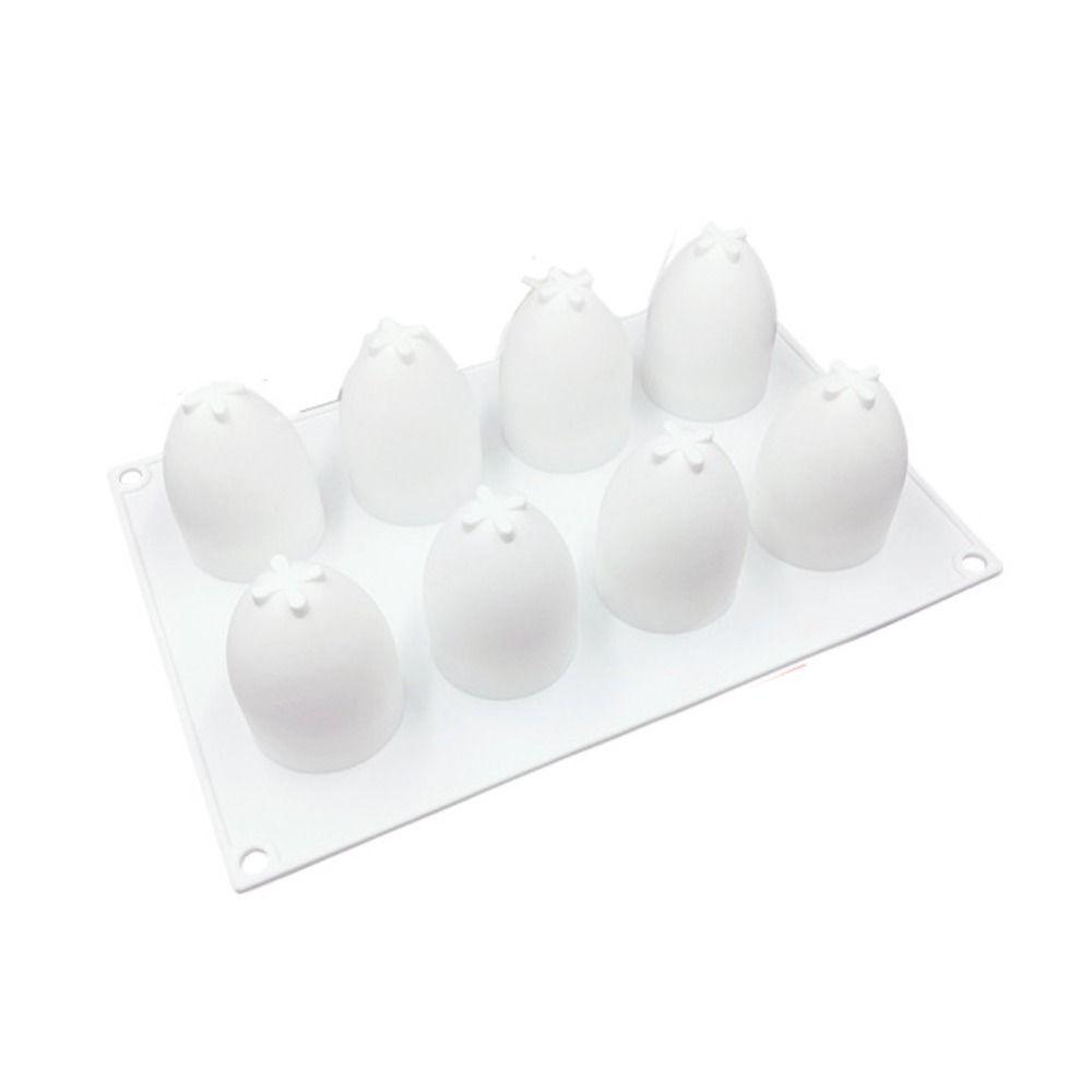 

Odorless Easter Egg Mold 8 Holes Eggs Mould Chocolate Silicone Mold Candle Making 8 Holes