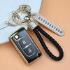 2 3 Buttons Key Fob Cover Case Fit For Peugeot Partner Tepee 207 307 308 407 Fit For Citroen C-Crosser C3 C4 Picasso Berlingo Cover Key Ring