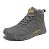 Men's Retro High-Top Work Boots: Dirt-Resistant, Lightweight, and Durable for Autumn/Winter Outdoor Activities.