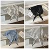 Korean Sweet Neckerchief Polka Dot Headband Turban Fashion  Fresh Small Scarf Thin Striped Triangular Hair Band Girls Headscarf