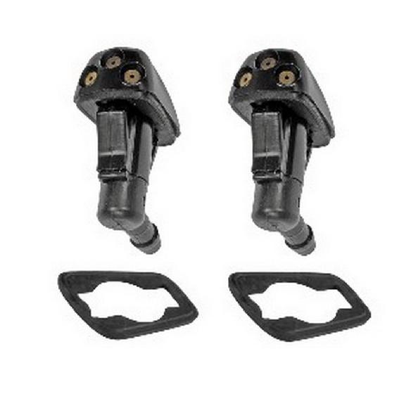 2 Pieces Windshield Washer Nozzle Front 3 Holes Fits: Hyundai Tucson  2006-2009