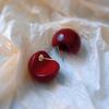 Elegant Half-Circle Steamed Bun Stud Earrings - Versatile French Classic Design for Women