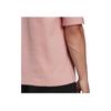 Adidas Solid Logo Print Casual Crew Neck Short Sleeve T-Shirt Men Tops Light-Pink HB6598