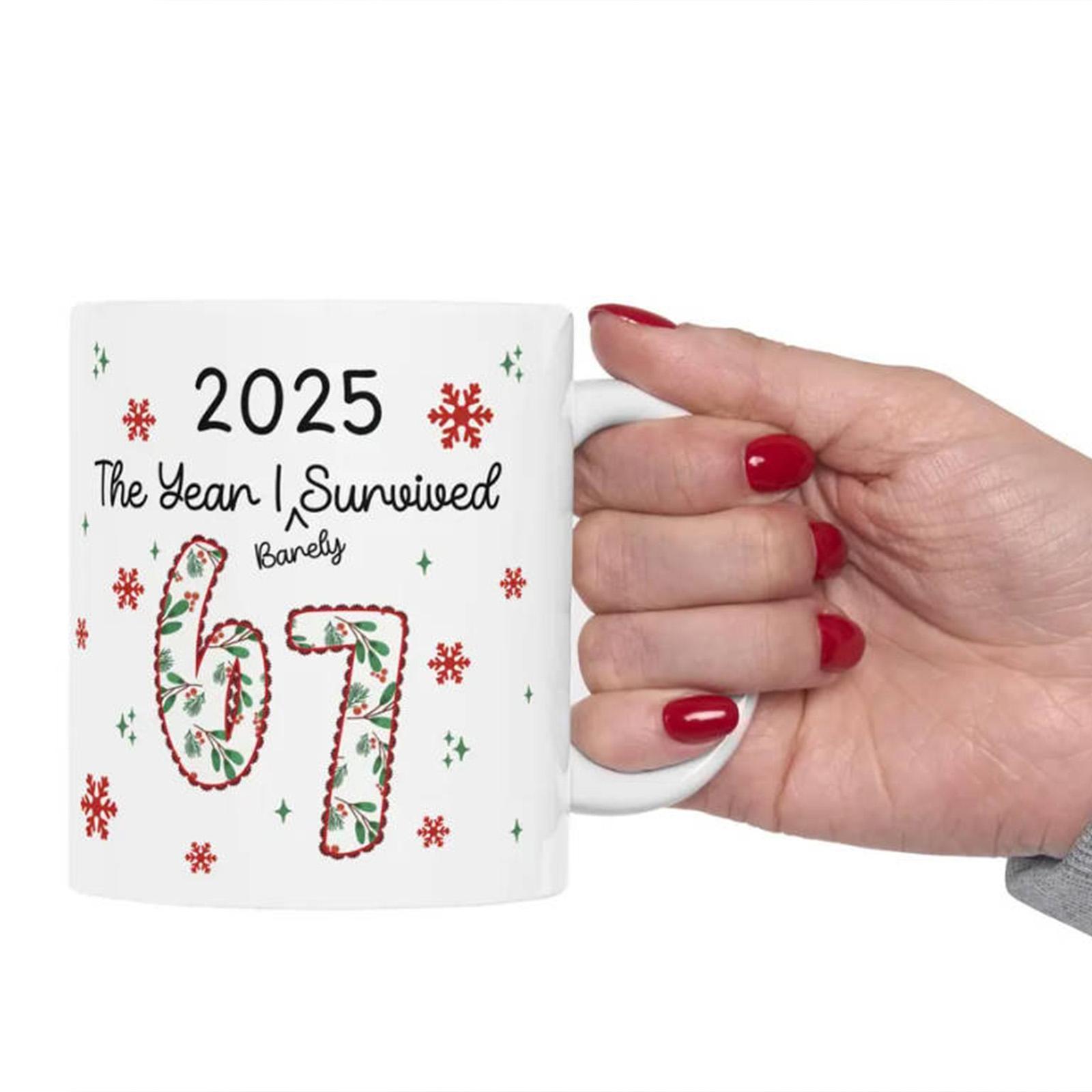 Смешные рождественские кружки, Праздничные кофейные чашки, Керамические кружки для учителей, Сатирические рождественские кружки One Size белый