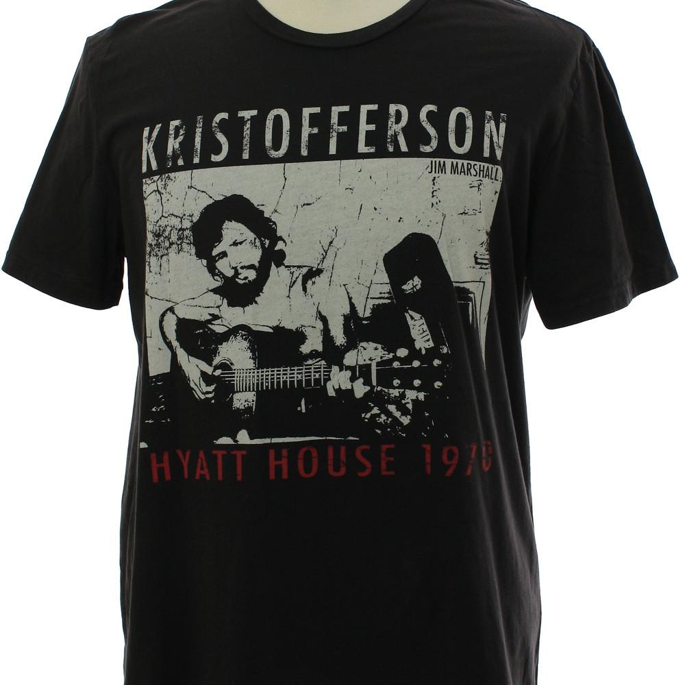 MEMORY Kris Kristofferson black Tshirt All sizes HYATT HOUSE X115 Unisex T-Shirt XXXL
