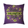 Funda de Almohada de Lino de Halloween Impresión Digital Decoración Festival de Halloween Almohada para Sofá