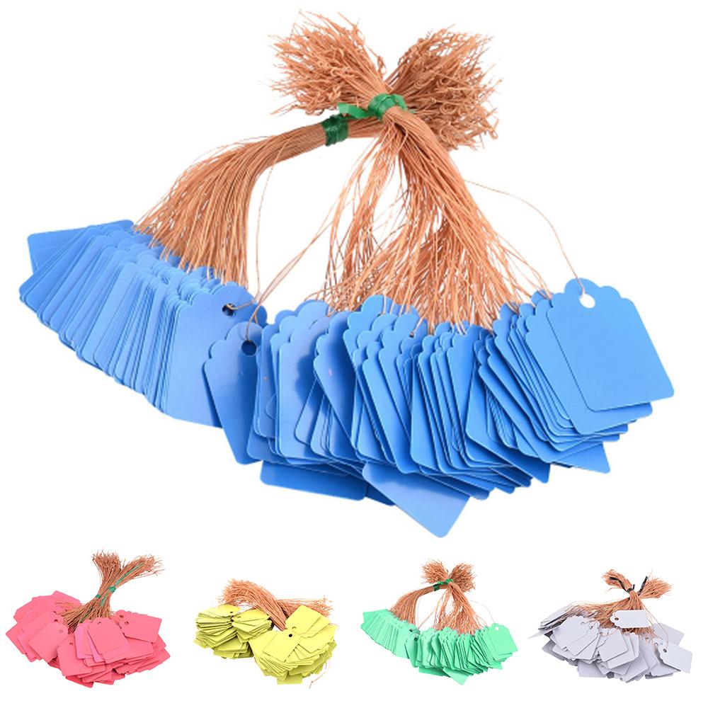 Stylish Plastic Hanging Tags for Gardening Plant Pack of 100 Waterproof Labels