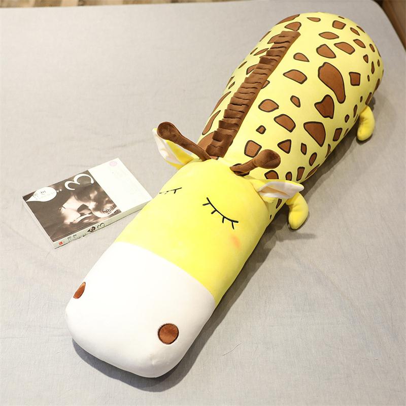 

Non-Toxic 90/105Cm Kawaii Plush Dog Giraffe Unicorn Toy Soft Lion Crocodile Long Pillow Children Kids Birhday Christmas Gift 90cm