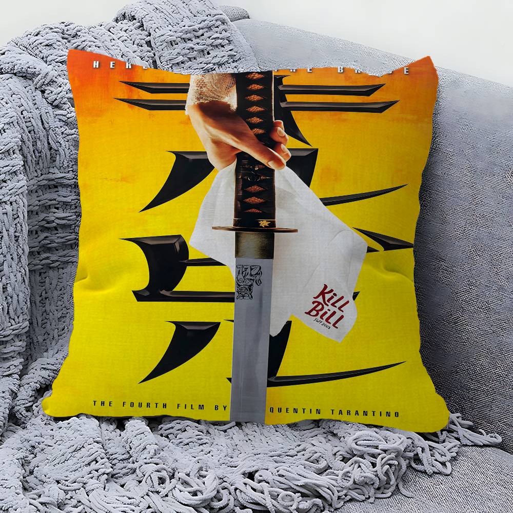 Classic Movie KKill Bill Cushion Cover Inches Farmhouse Decor Home Throw Pillow Covers for Couch Decorations