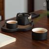 Edenus Dragon Travel Tea Set - Black Iron Glaze