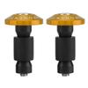 22mm 7/8" Handlebar Bar End Plug, Motorcycle Handlebar End Slider Plug Cap for Racing ATV Off-Road (Gold)