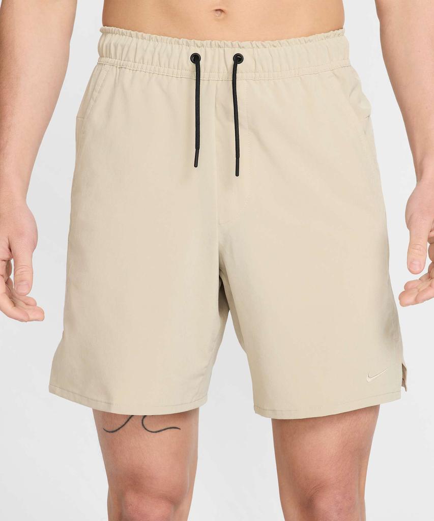 NIKE Unlimited Dry Fit 7-Inch Unlined Versatile Shorts M - Desert Khaki:Black:Desert Khaki / Dv9341-251
