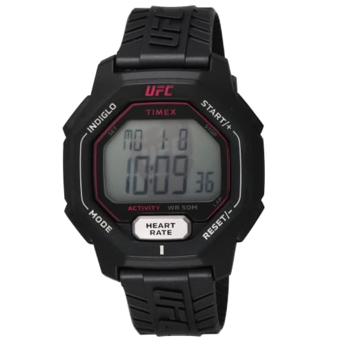 

TIMEX UFC Spark Digital Quartz Watch, 50M Water Resistant, Acrylic, 46mm, TW2V83800, Men s, Black