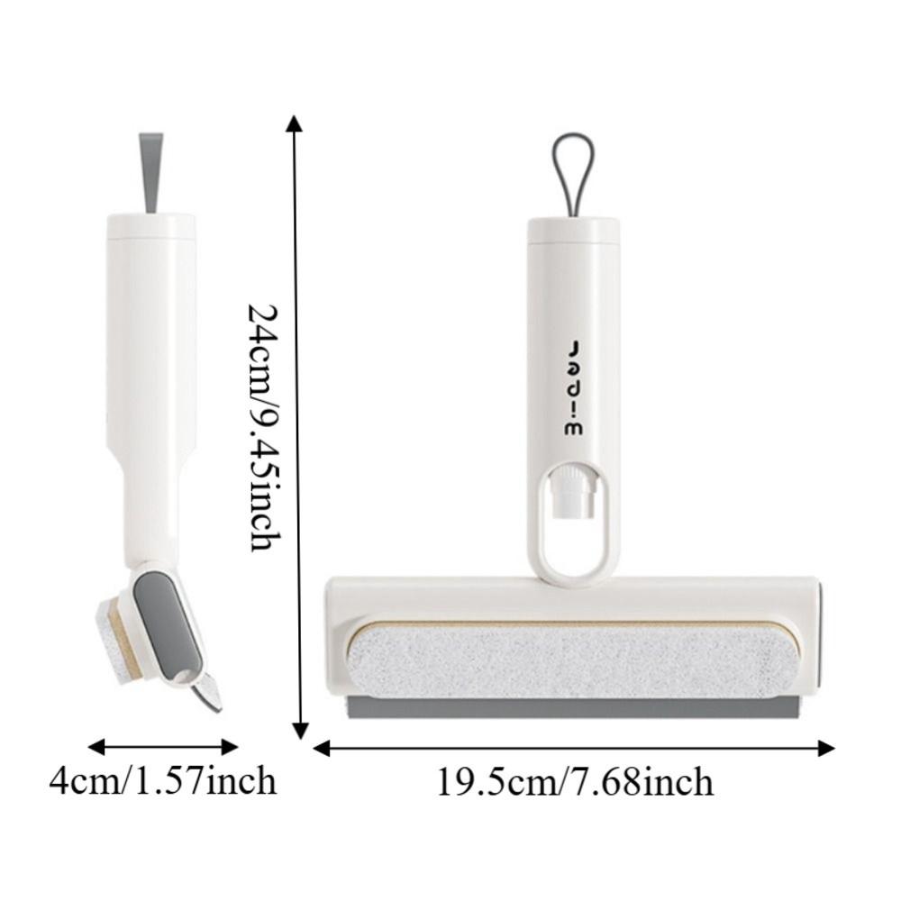 Portable Screen Window Brush Efficient Multi-functional Tool Scraper Bathroom Glass