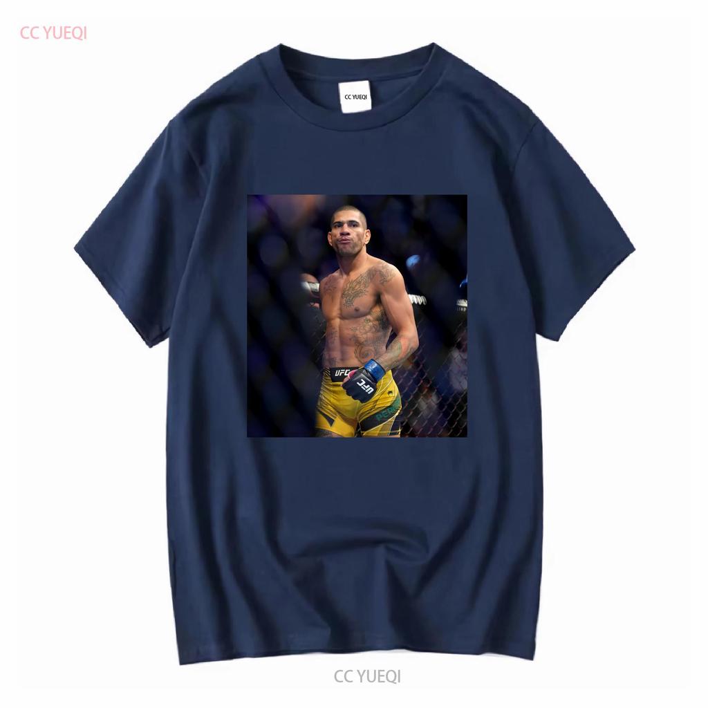 Alex Pereira T Shirt long or short sleeves vintage Washed Stylish graphic fashion streetwear Stretched Versatile Slightly