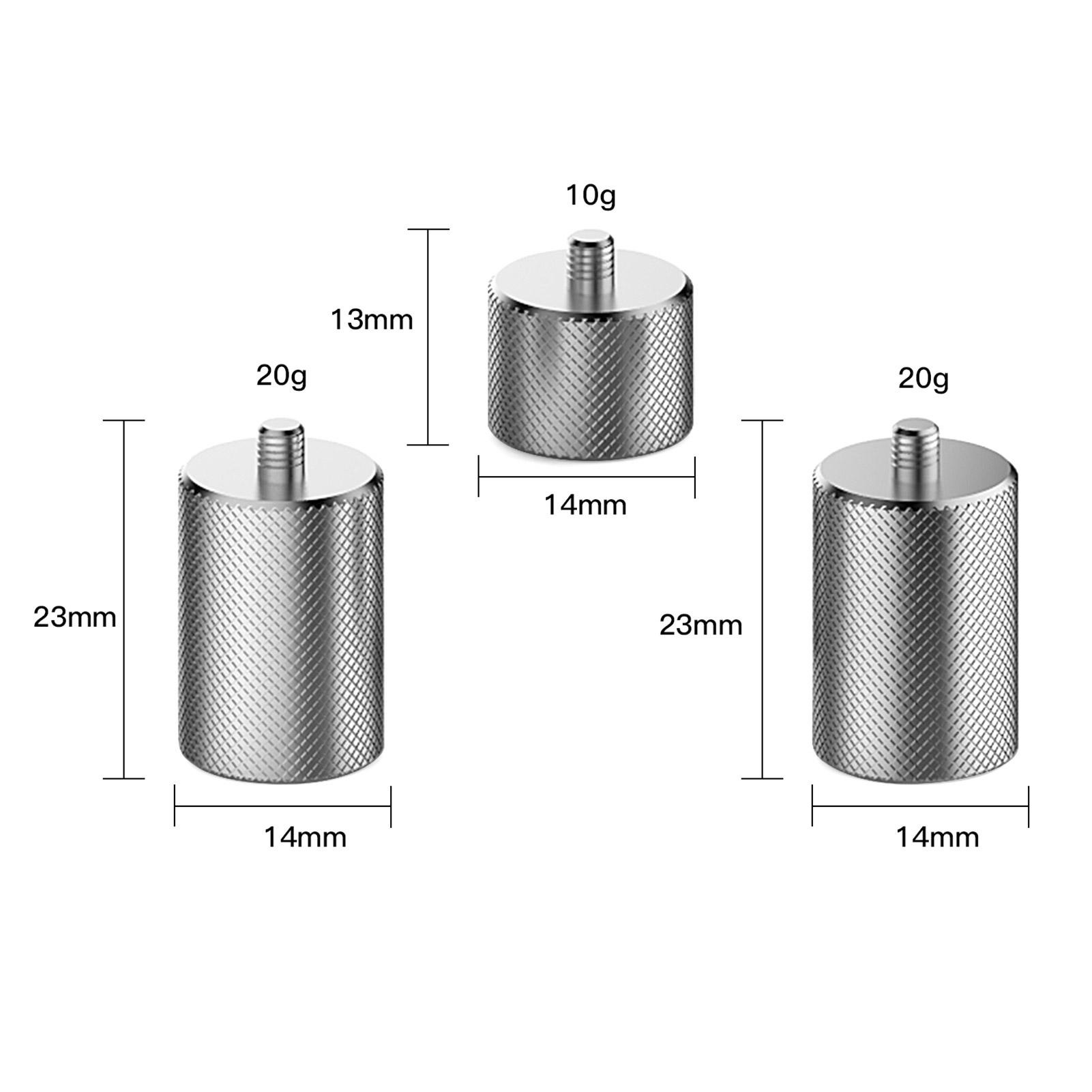 

Counterweight Compatible with Mobile 3 OM 4 3pcs Metal Counter Weight 50g Hand-held Stabilizer Applied Balance Anamorphic Len for Smartp