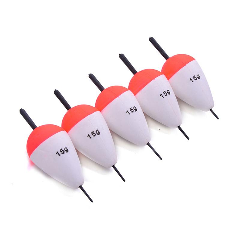 10Pcs Eva Luminous Fishing Night Float Light Stick Foam Plastic Bobber Sea Rock Fishing Striking Floats 1/2/3/5/10G