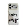 Creative Simple Text iPhone Case for iPhone 17, 16 Pro Max, 15, 14 - New Style