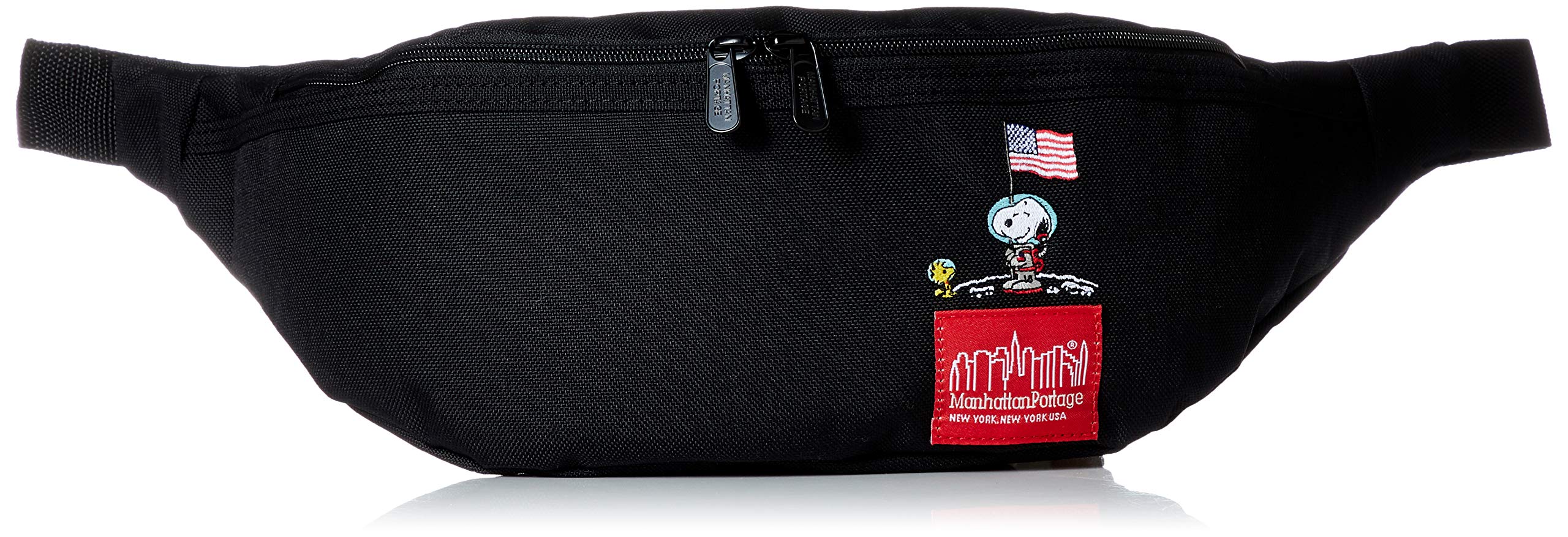 

Genuine Product Waist Bag PEANUTS Brooklyn Bridge Waist Bag Black [Manhattan Portage] [Official] чорний