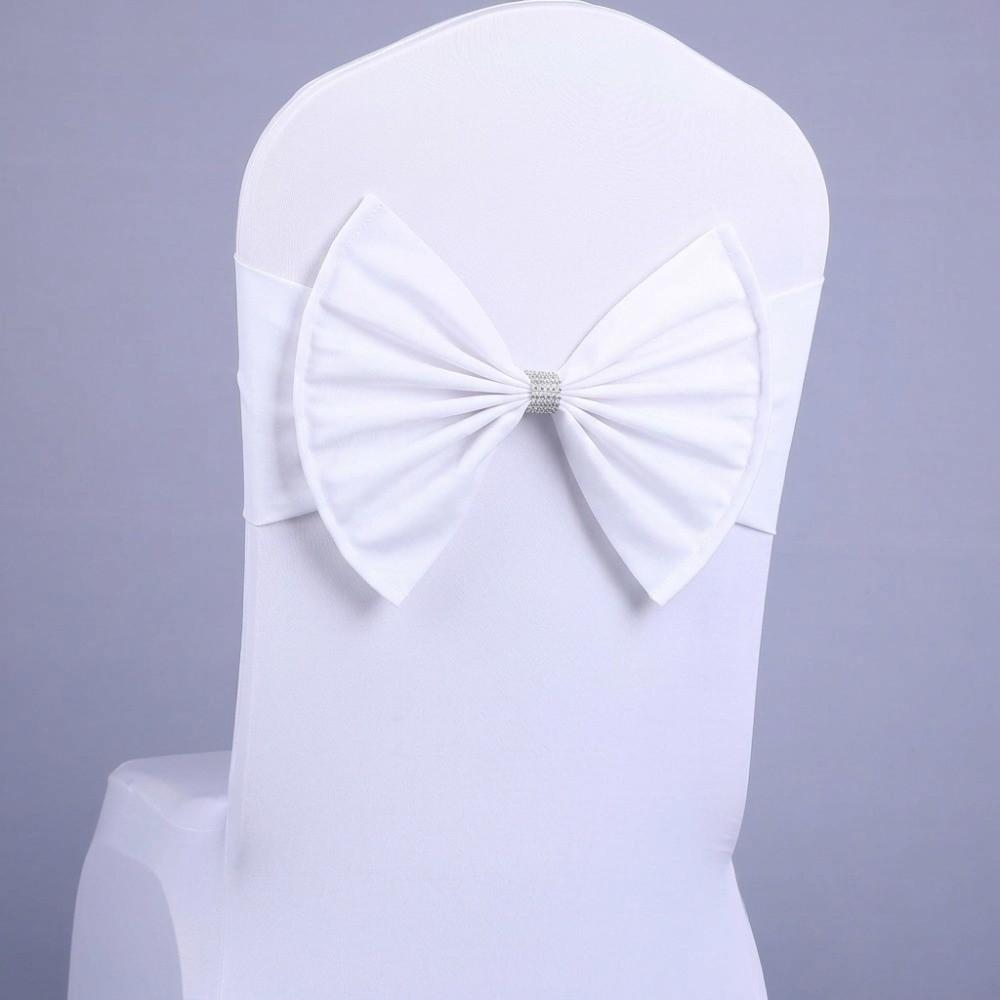 2pcs Multicolor Satin Chair Sashes Band Reusable Chair Back Ribbon Durable Chair Bow Tie  Birthday