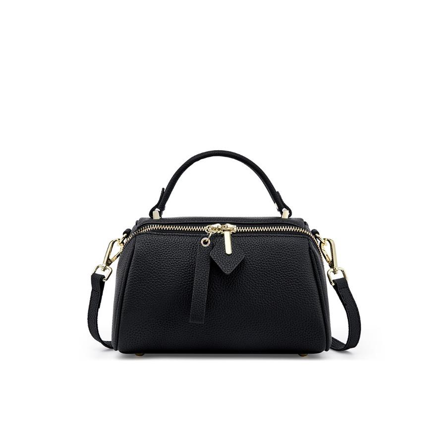 Top Layer Cowhide Versatile Retro Women's Bag, Simple Single Shoulder Crossbody Bag, New Genuine Leather Bag