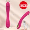 Dildo Vibrator with 10 Frequencies Vaginal Massager, G-spot Massage Stick Soft Silicone Material Magic AV Stick Adult Products for Women