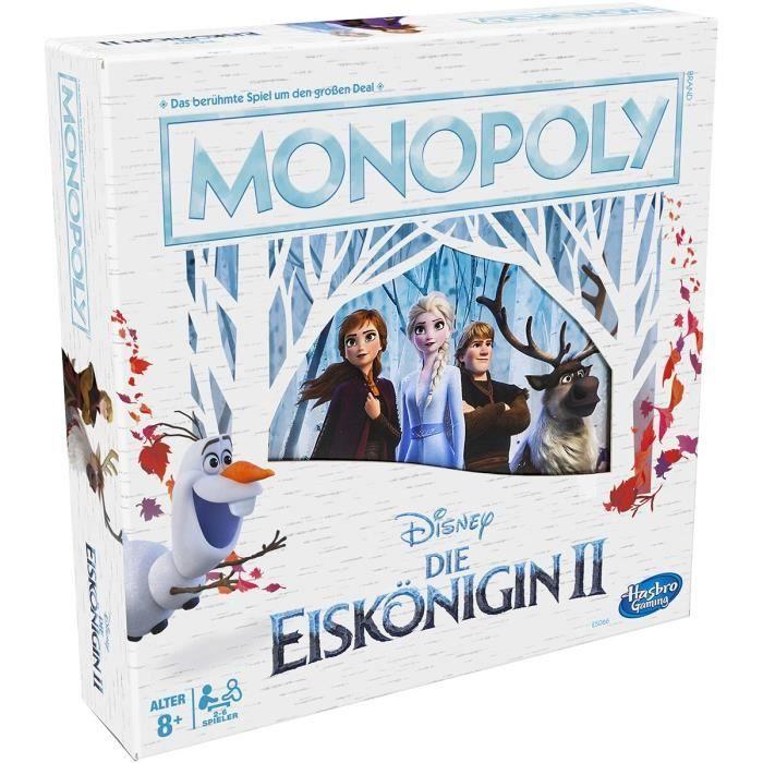 Jeu de société - la reine des neiges - monopoly - mixte - 2 joueurs ou plus - 60 min