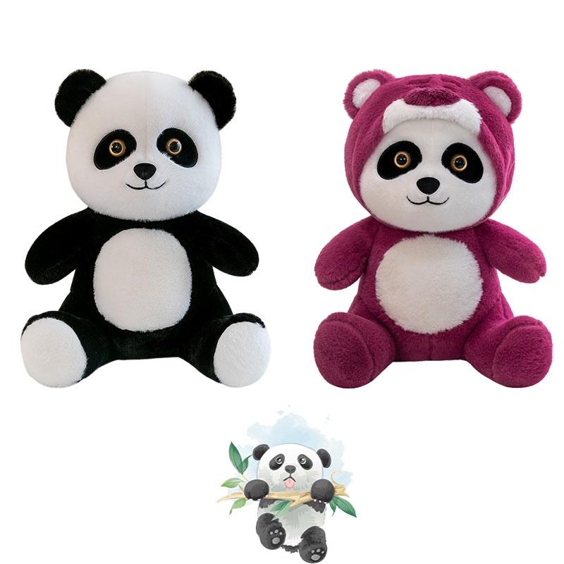 Cute Panda Plush Toy For Girls Perfect Birthday Gift Or Opening Event Present 40cm 0.5kg