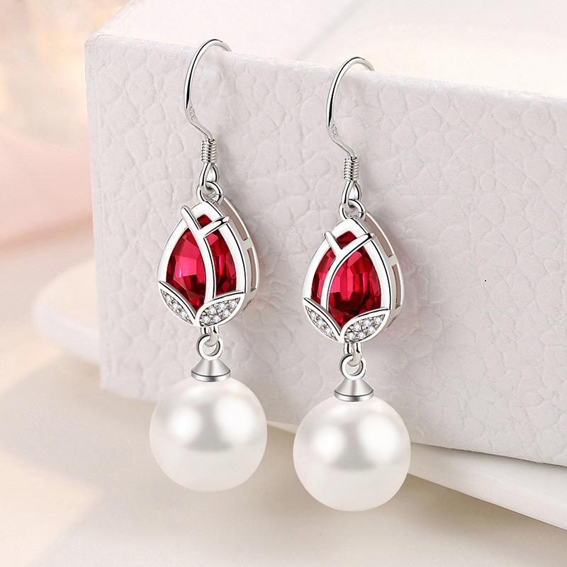 Lindon – boucles d'oreilles en alliage de cuivre et Zircon, boucles d'oreilles pendantes pour femmes, cadeaux de fête de mariage