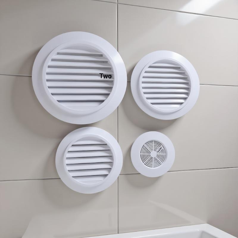 Kitchen Bathroom Air Ventilation Extract Valve Grill AC Hole Cover Dust Blocker Wall Ducting Decorative Lid