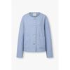 Studio Tomboy Big Pocket Round Neck Tweed Jacket 9176112972