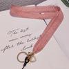 Korean Style Pearl Heart Pendant Phone & ID Lanyard for Women