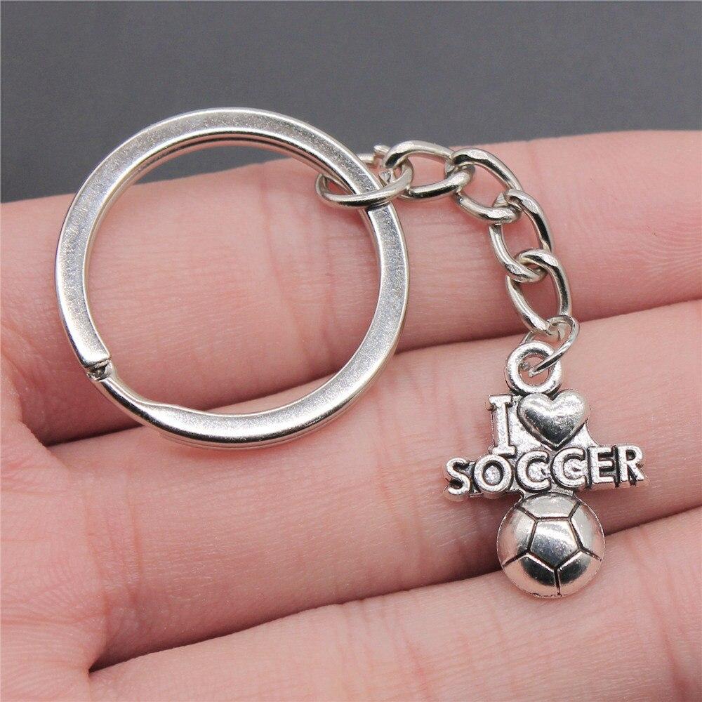 I Love Tags Keychains Findings For Diy Metal Craft Key Chain Accessories