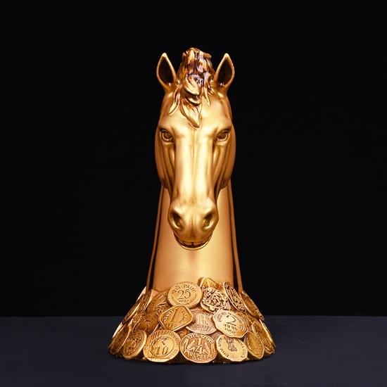 10.16 Cm Monedă Nouă Cap de Cal Monedă Unică pentru Iubitorii de Echitație, Cadou Perfect pentru Monedă Cal pentru Afișare, Decorațiune sau Ocazii Speciale