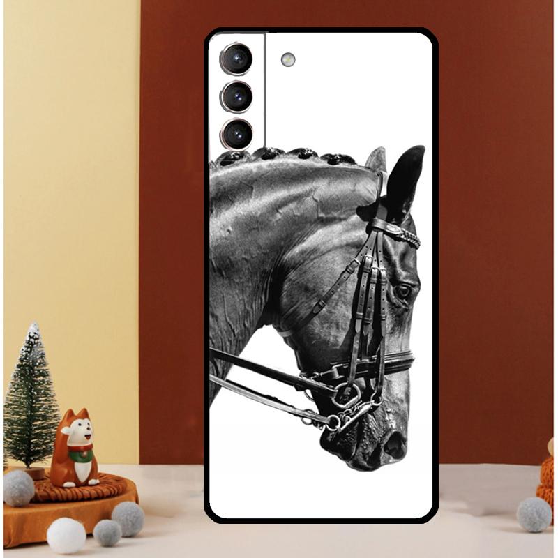 

Horse Sketch Case For Samsung Galaxy S25 S26 Ultra S21 S22 S20 S23 S24 Ultra S10 Plus S25 FE Cover Funda Galaxy S21